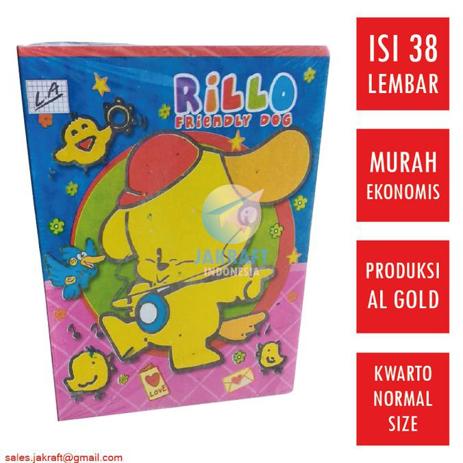 

Buku Tulis Kuarto Kwarto A5 Murah Meriah L.A DODO YOU isi 38 lembar