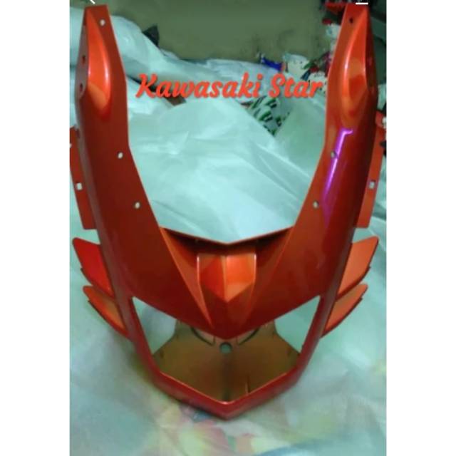 batok lampu depan atau batok kepala barong ninja rr new Orange