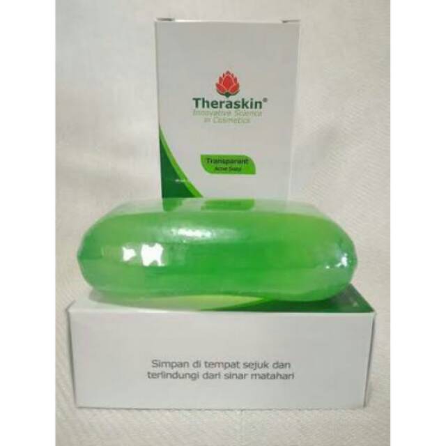 Sabun Theraskin Untuk Jerawat (Transparant acne soap theraskin)