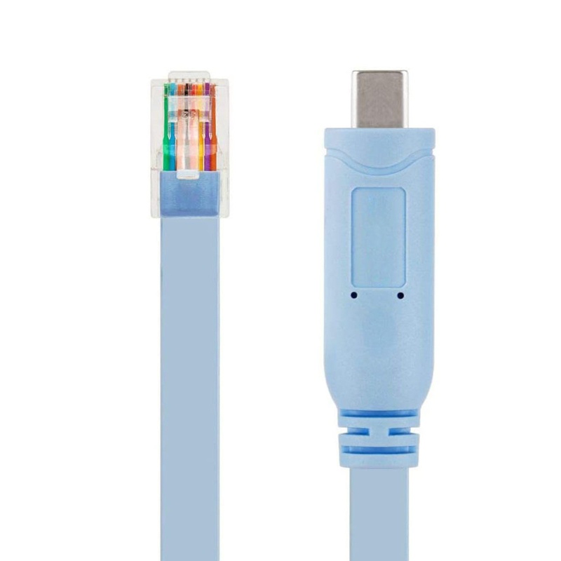 Btsg Tipe C Ke Console Cable USB to RJ45 Converter Line Untuk Macbooks Console Switch Konfigurasi Kabel