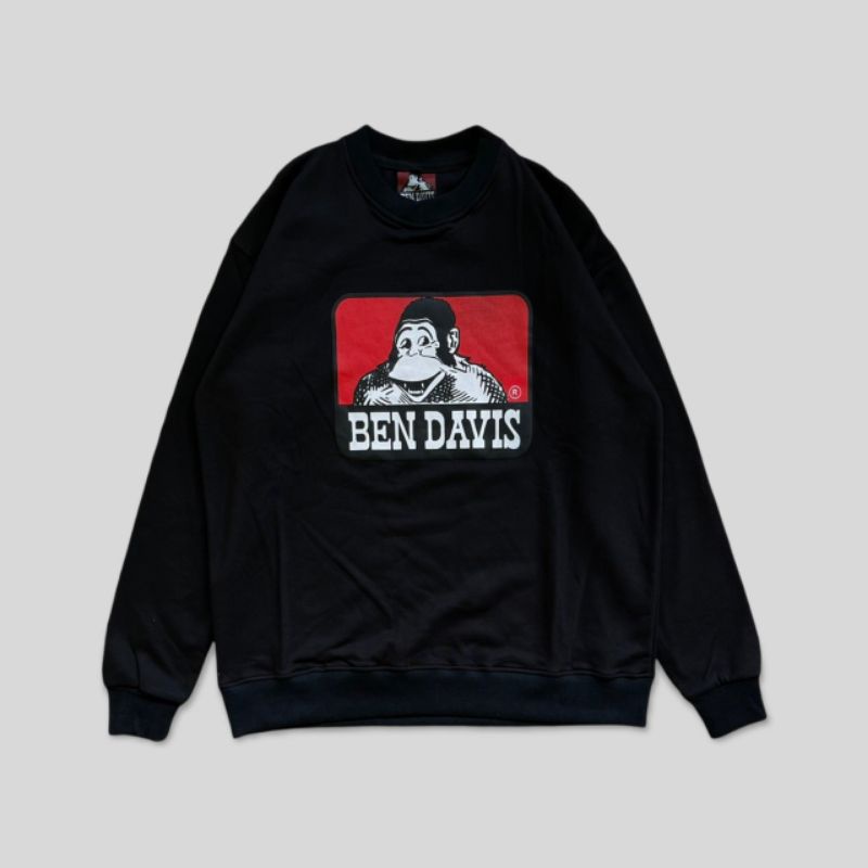 CREWNECK BEN DAVIS | SWEATER PRIA BEN DAVIS FULL TAG PREMIUM