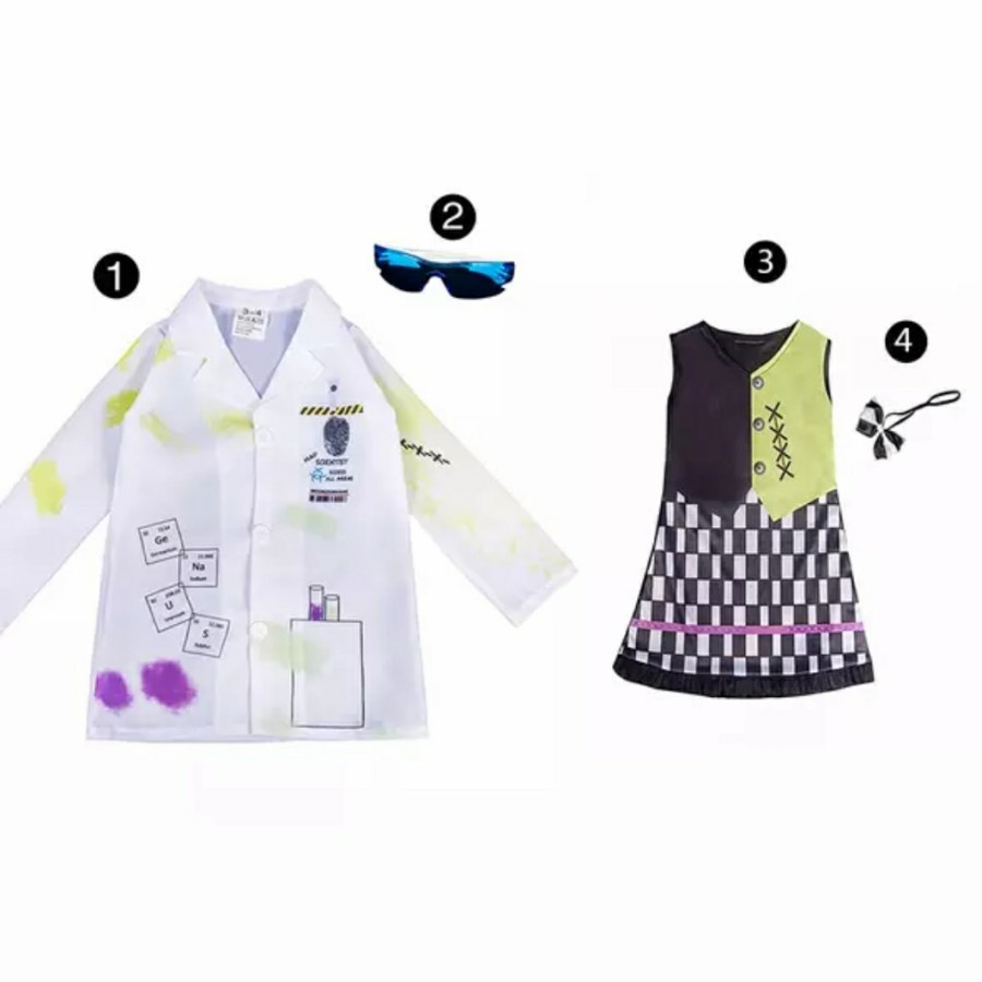 crazy scientist kids costume kostum anak profesi ilmuwan