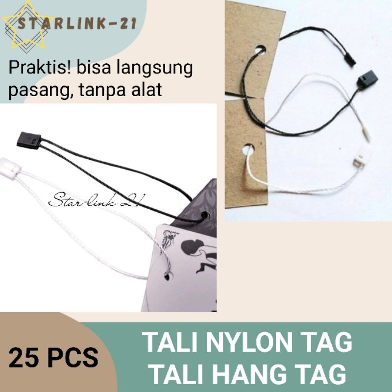 

[25 PCS] TALI NYLON TAG | Tali Hang Tag | Tali Price Tag