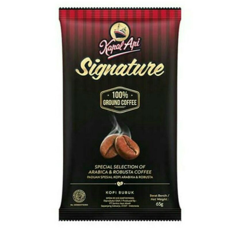 

Kopi Kapal api signature bag 65 gram