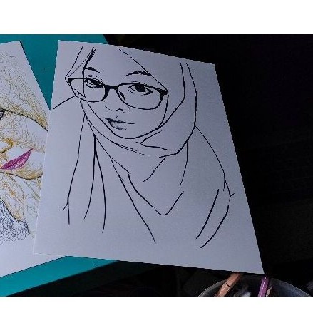 

Sketsa Outline A4 (1 Wajah)