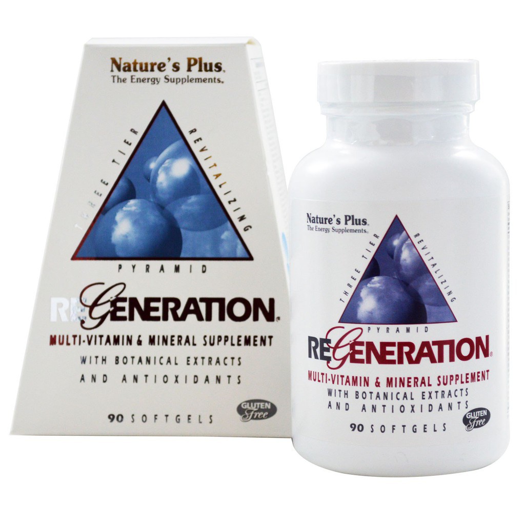 Nature's Plus Regeneration Multivitamin dan Mineral - 90 Softgel