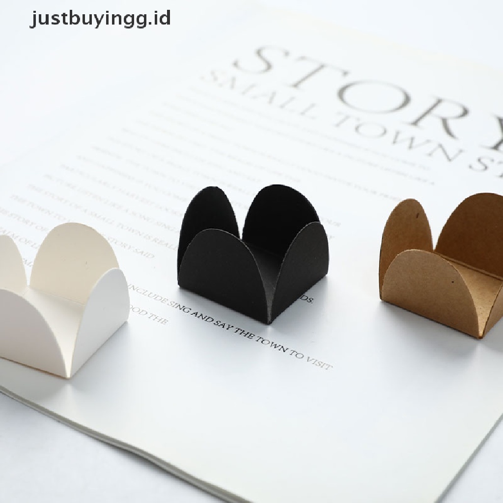 [justbuyingg.id] Kraft Paper Chocolate Spacer Chocolate Candy Tray Paper Dessert Chocolate Base ID