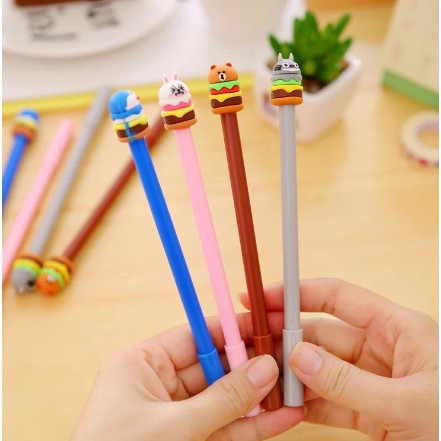 

PENA KARAKTER - PULPEN KARAKTER - PULPEN GEL MOTIF HAMBURGER