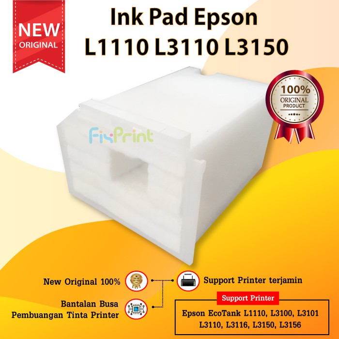 Ink pad Maintenance Box Epson L1110 LL3210 L3216 L3101 L3110 L3116 L3150 L4150 L4160 L5190 L6160 L6170