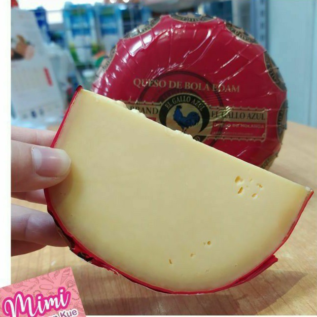 

Keju Edam Apel Tua Ayam Emas +/- 100gr