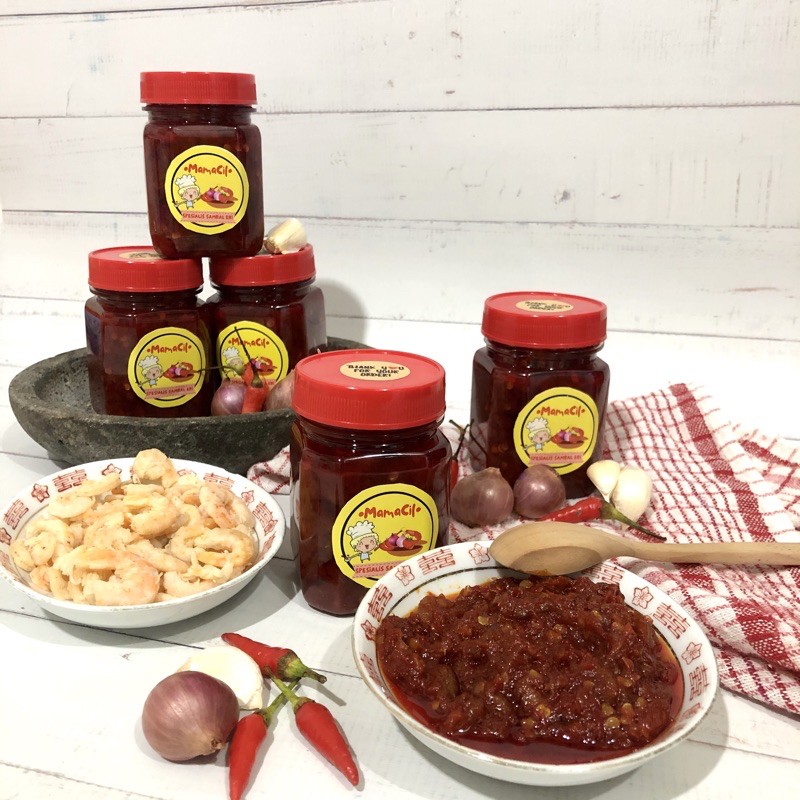 

SAMBAL EBI CIAMIK MAMACIL 200ml (SAMBEL EBI UDANG KERING, PEDAS, FRESH)