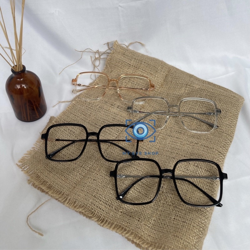 Kacamata Minus & Cylinder Anti Radiasi Blue Ray & HP & Komputer & UV 400 Photocromic “Doux” Fashion 