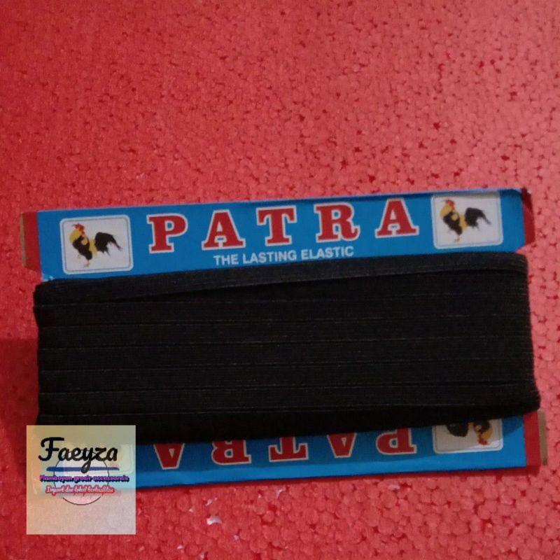 grosir karet elastis Patra hitam