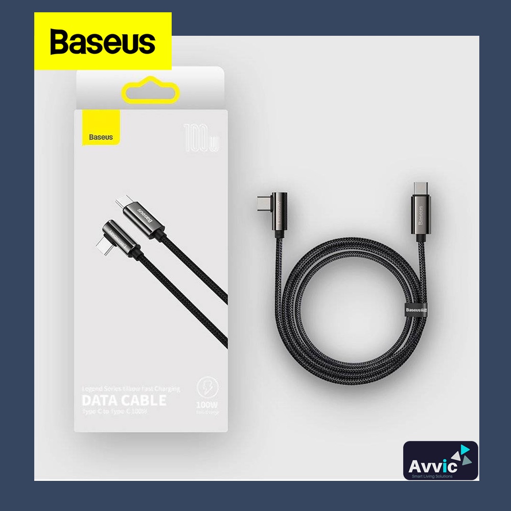 BASEUS Kabel Data Gaming Type C to Type C Fast Charging 100W 1-2M