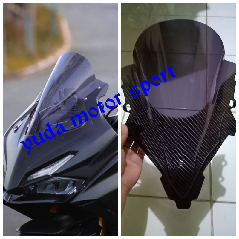 Windshield Jenong CBR K45R 2021 Visor 150r All New Facelift Carbon Karbon