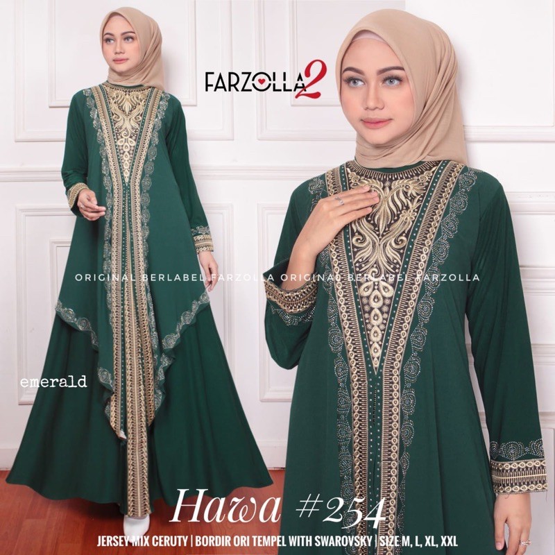 Gamis Hawa Emerald Series Original Farzolla 2
