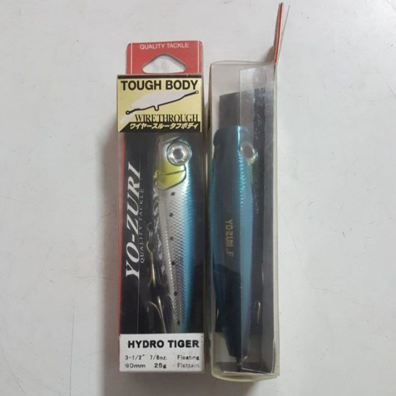 Lure YO-ZURI HYDRO POPPER / TIGER (9cm / 25gram) FLOATING