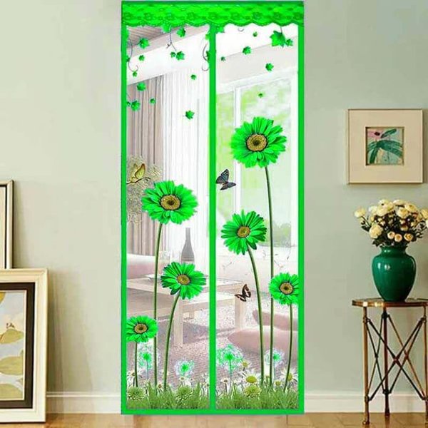 Tirai Magnet Anti Nyamuk Pintu Karakter Baichuan Kamar Tidur Love Bird