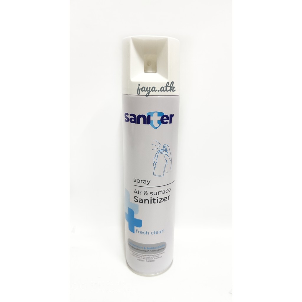 DESINFEKTAN SPRAY SANITER 400 ML DISINFEKTAN SPRAY SEMPROT ANTI KUMAN BAKTERI