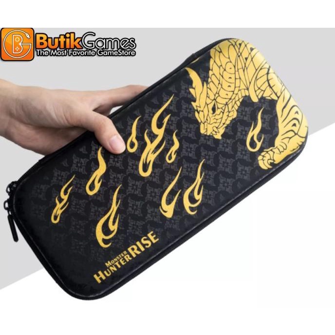 Tas Airfoam Pouch Hardcase Case Nintendo Switch Monster Hunter Rise