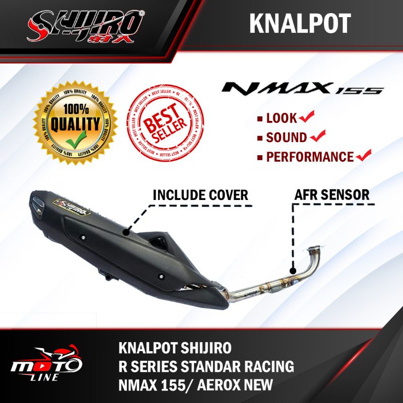 knalpot shijiro nmax 155 standar racing