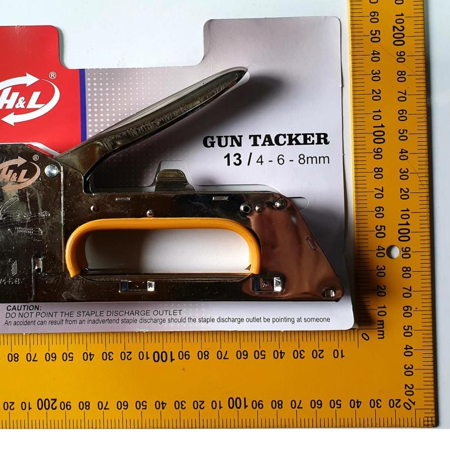 

➹ PRO NANKAI Staple Staples Steples Gun Tembak Jok Kulit Tacker 4 6 8mm ◘