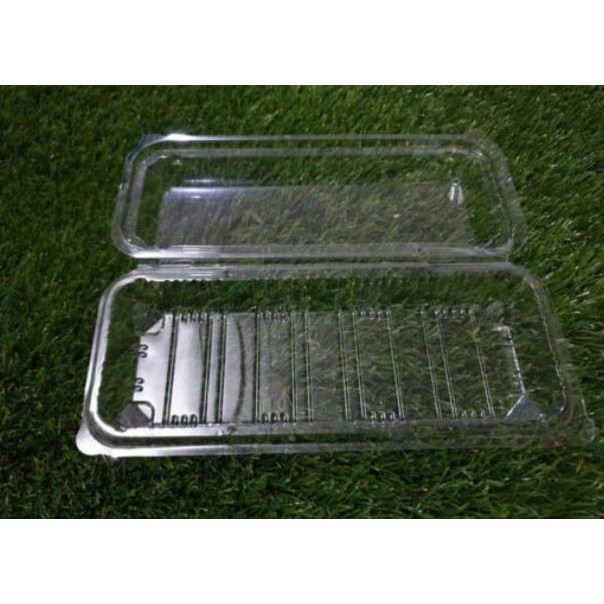 ♚ Tray Mika Sushi Plastik (isi 50pcs) SSC 6 / Mika Sosis Tebal / Plastik kemasan ✸