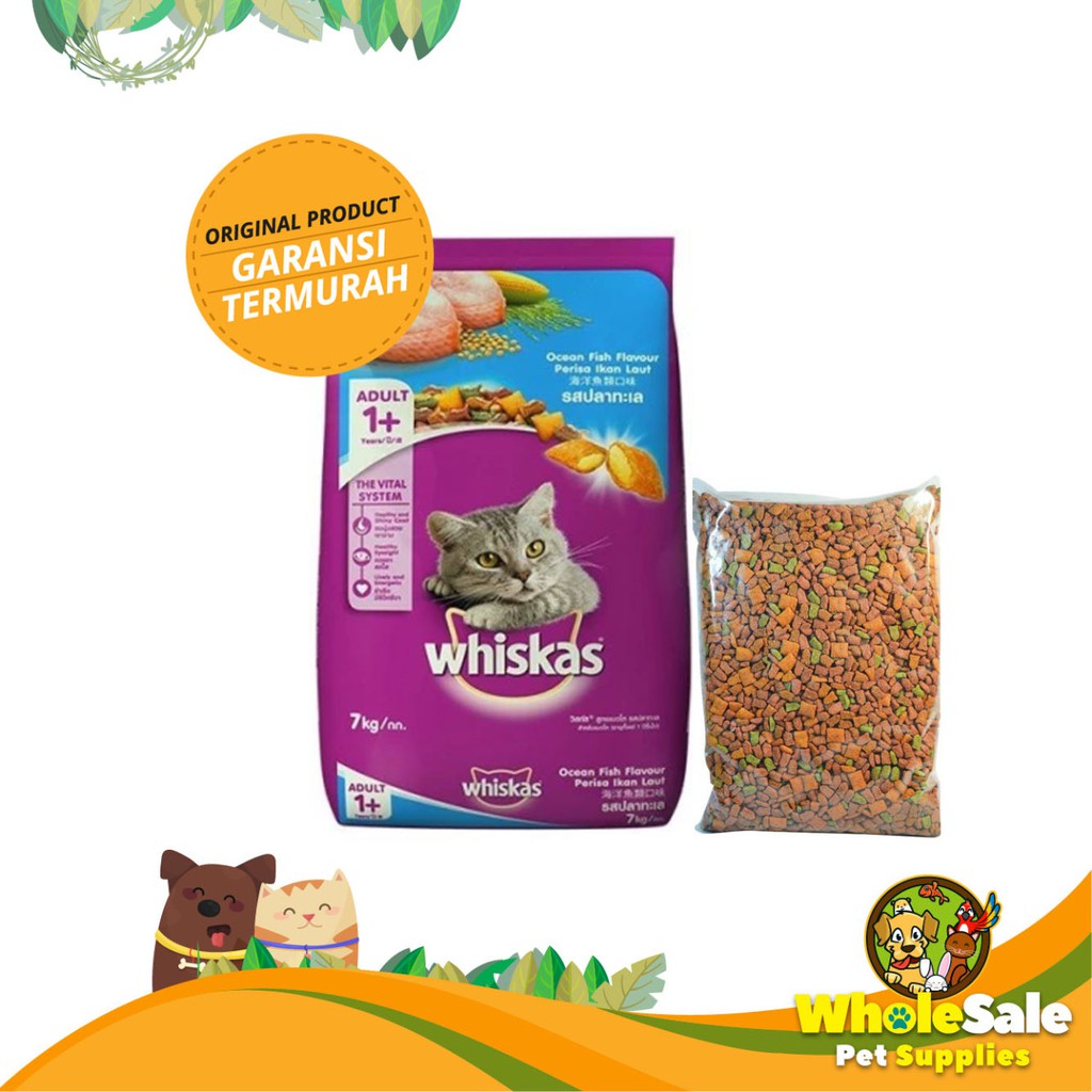 Makanan Kucing Whiskas Ocean Fish Repack 500gr Shopee Indonesia