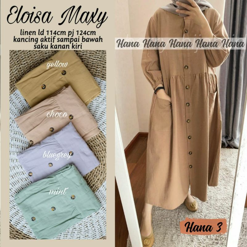 ELOISA MAXY BY HANA / POCKU MIDI DRESS BY SEYMA / LALA MAXY BY SATINE / ARSY DRESS BY MBA AIK