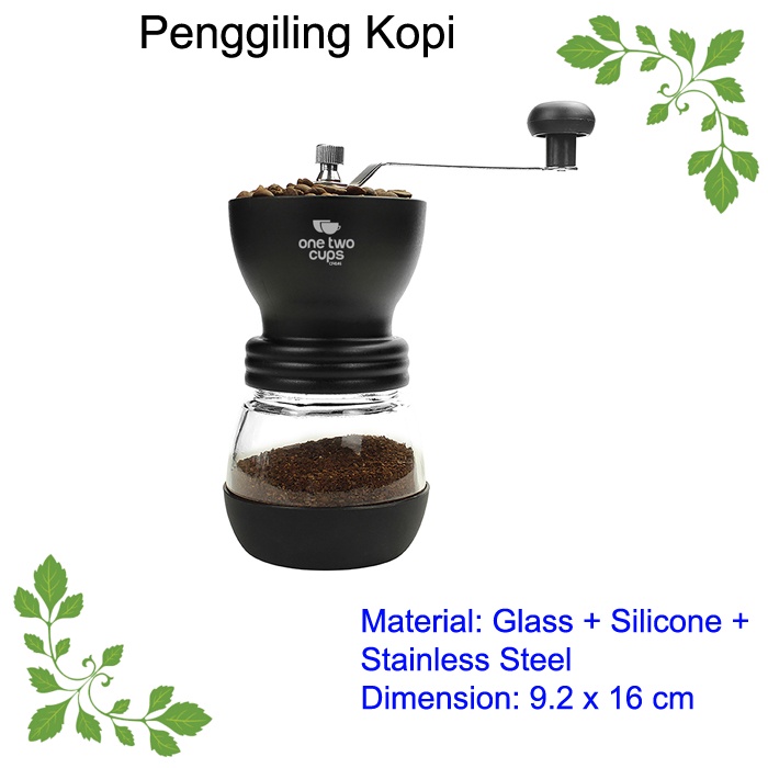 One Two Cups CF4146 Alat Penggiling Kopi Manual Coffee Grinder