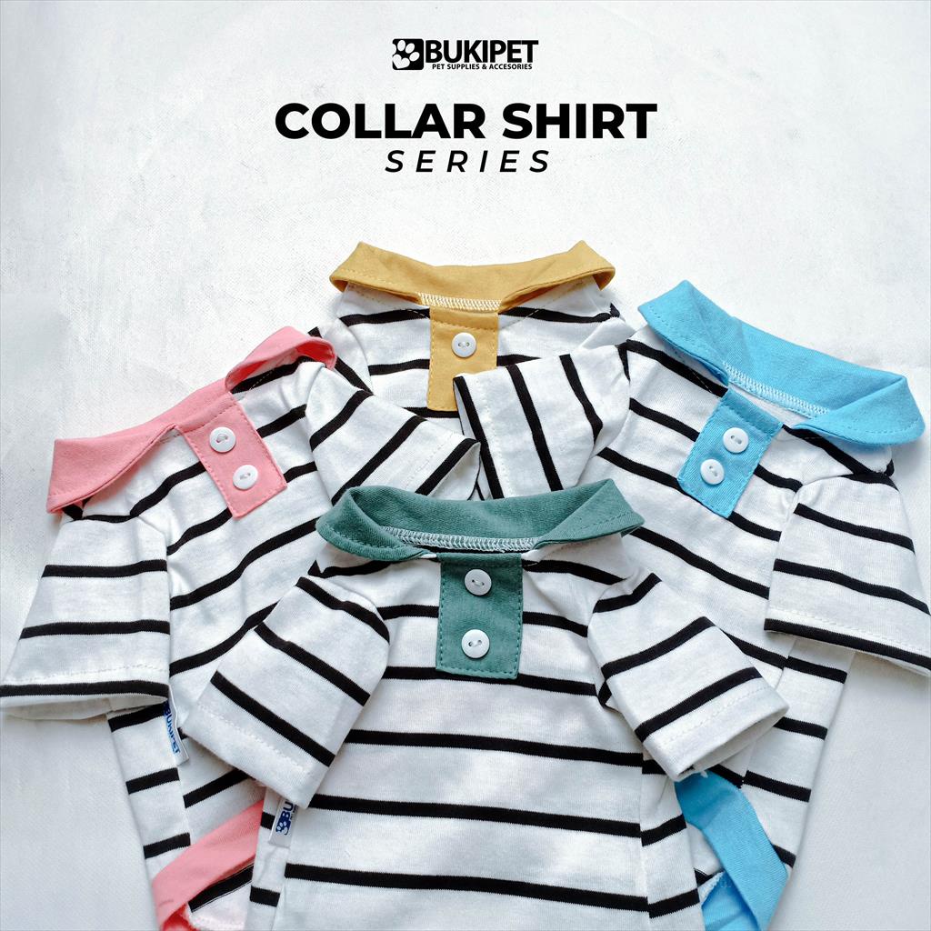 baju kucing baju anjing baju kelinci baju monyet lucu murah - Collar Shirt