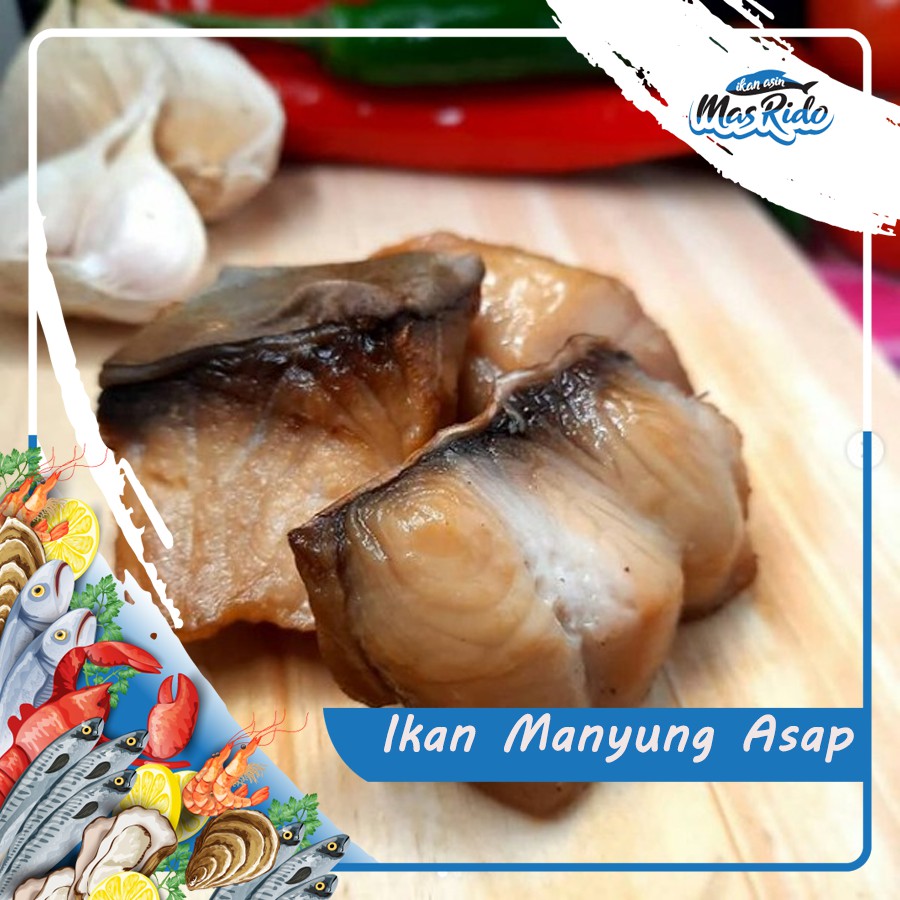 

Ikan Asap Manyung Daging Asap Manyung Kwalitas Super Harga Murah