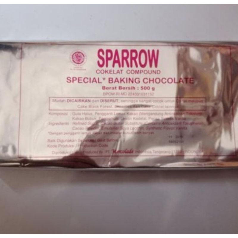 Coklat Compound Sparrow 500 gr