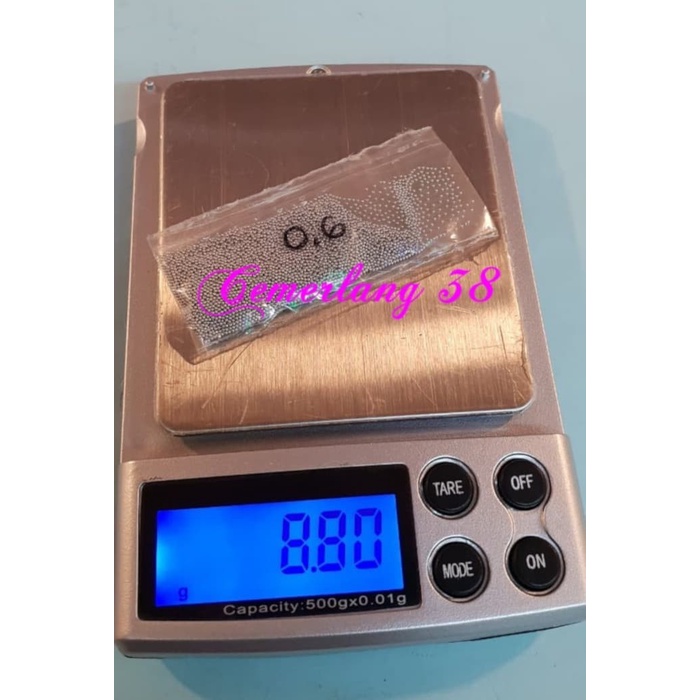 Timah Butir 0.6 mm / timah pasir 0.6 mm
