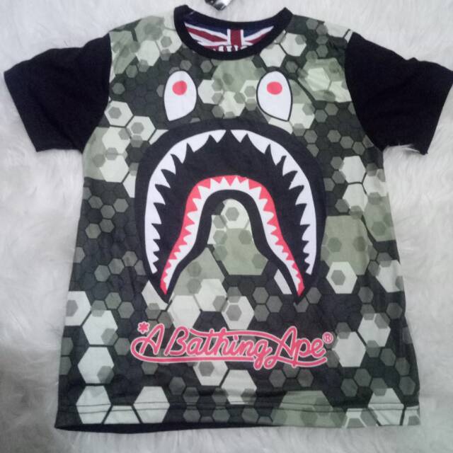  KAOS  ANAK  LAKI  BAPE ARMY Shopee  Indonesia