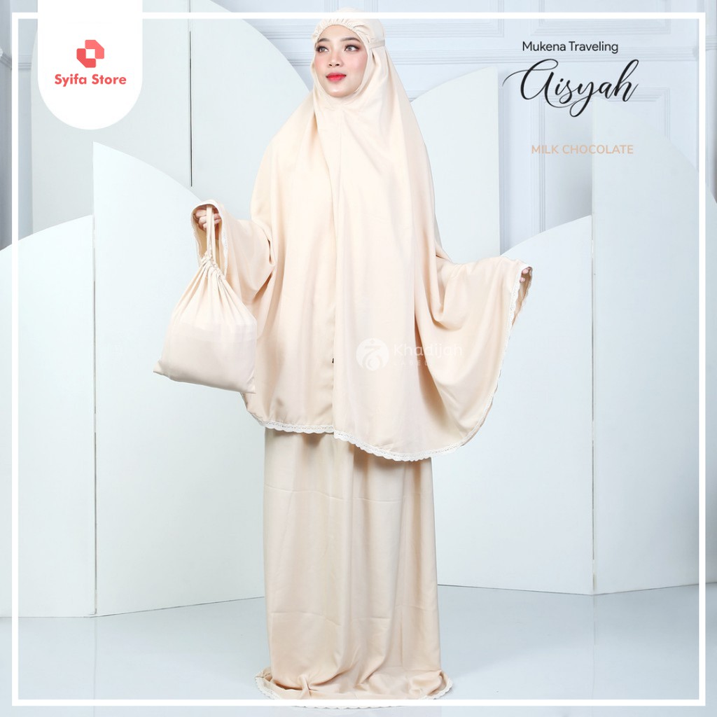 Mukena Dewasa Travel Aisyah Khadijah Label