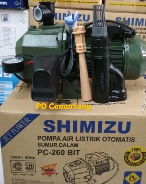 Pompa Air Jetpump Shimizu Pc 260 Bit Tanpa Tabung Shopee Indonesia