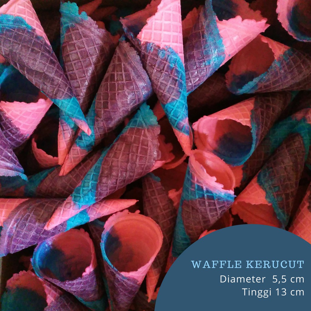 

Cone Ice cream warna-warni