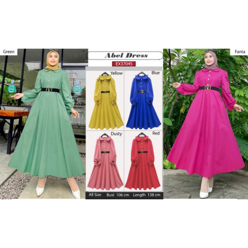 GAMIS KATUN BUSUI FREE BELT EXTU EX37045 / GAMIS KATUN PREMIUM FREE BELT / GAMIS KATUN POLOS/ GAMIS 