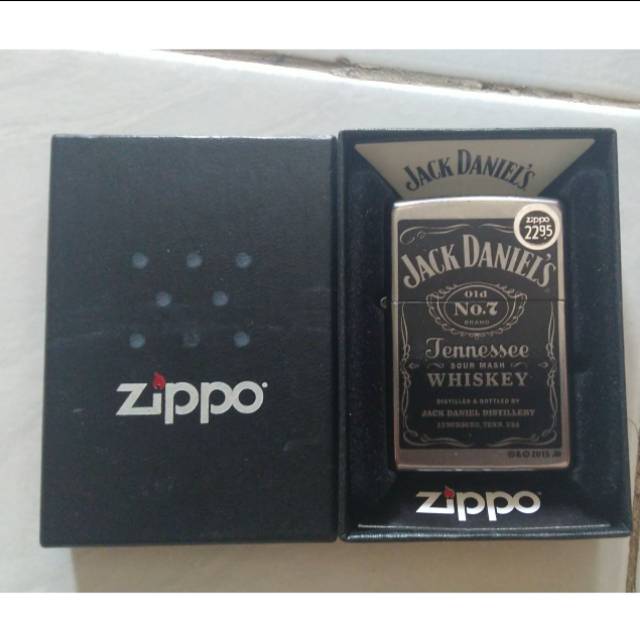 Zippo 24779 Jack Daniel's Label Made In USA Original 1000%