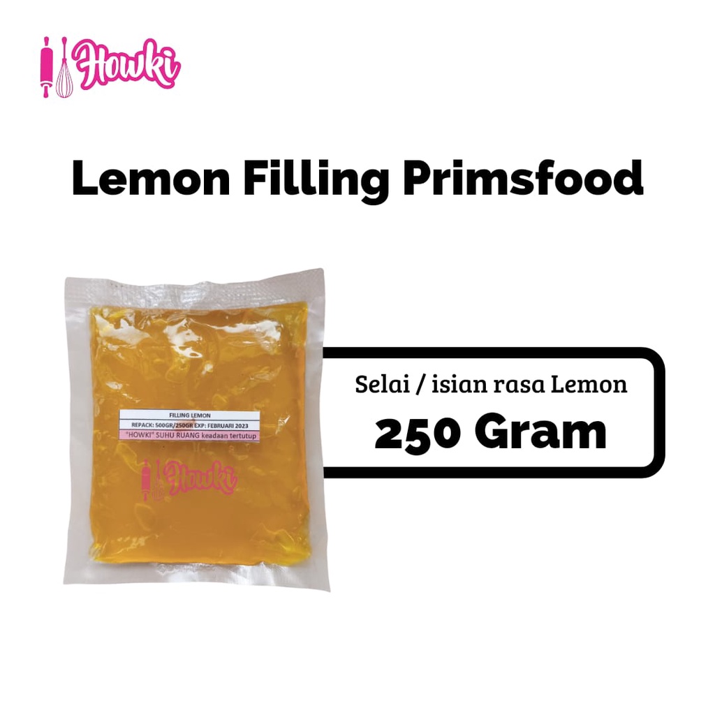 

Lemon Filling / Selai Lemon Primsfood Repack 250gr