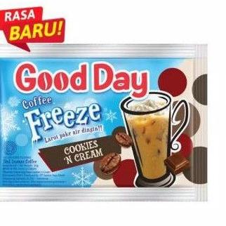 

Pesan aja--Good Day Freeze Cookies N Cream (isi 10 Sachet)