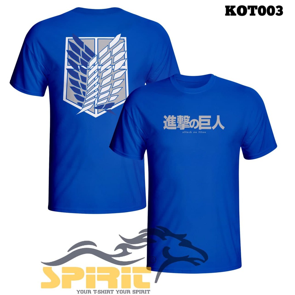 Kaos Attack On Titan Baju Attack On Titan Kaos Anime Attack On Titan Pakaian Pria Pendek Distro