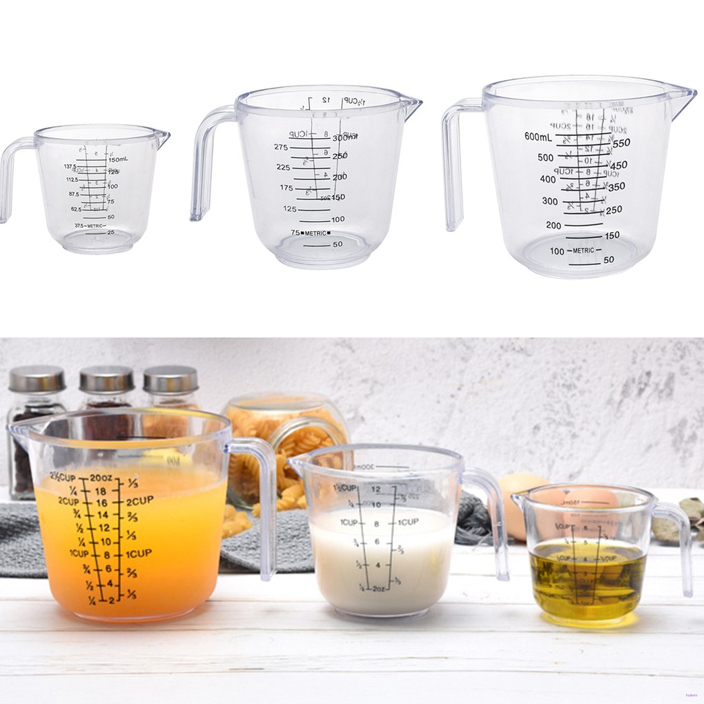 [READY STOCK] Plastic Measuring Cups Multi Measurement Baking Cooking Tool Liquid Measure Jug Container