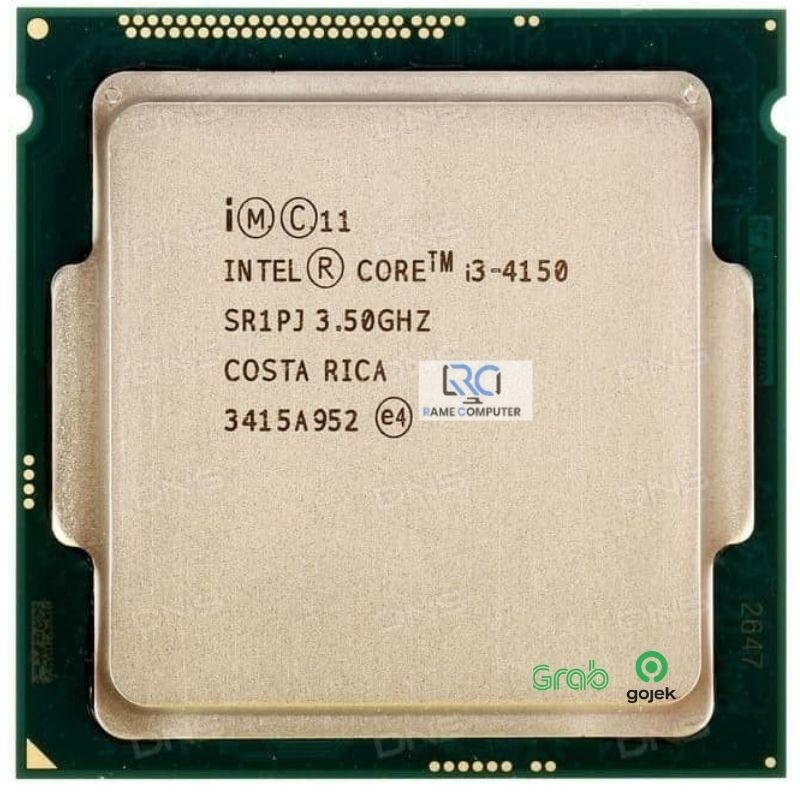 Processor Intel Core i3 4130 4150 4160 3.4 Ghz Tray Socket 1150 - 4130