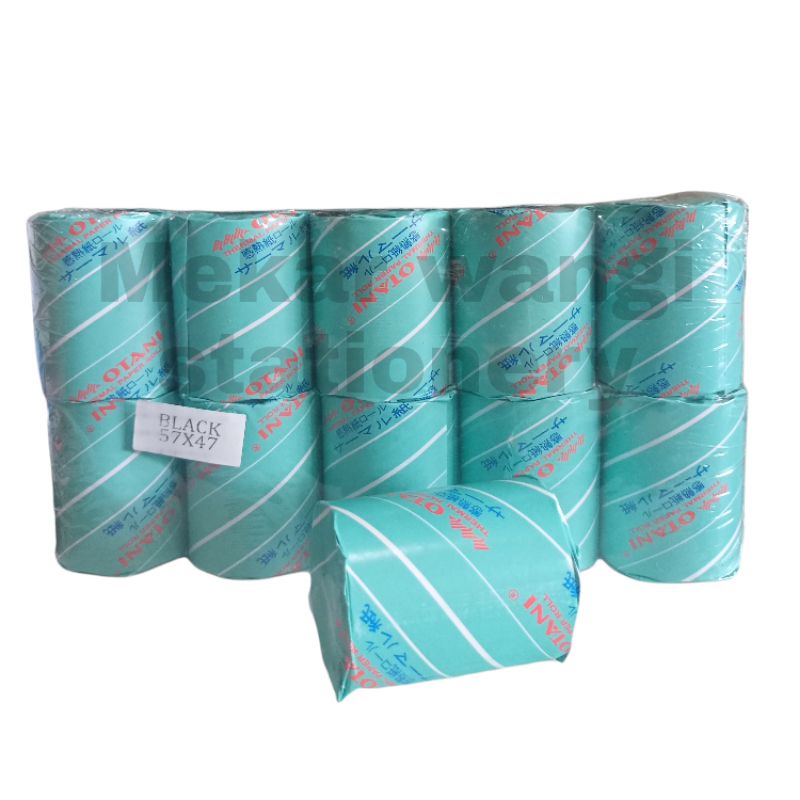 

Kertas kasir struk Thermal Otani 57x47 / Thermal paper roll 57x47 Black