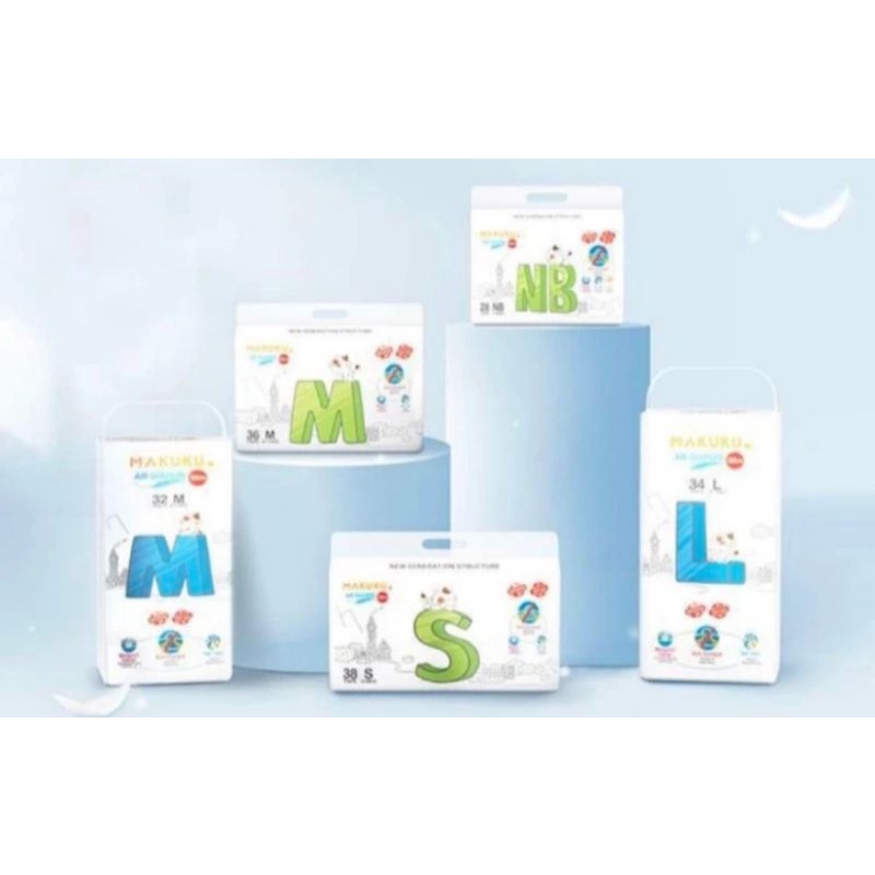 Makuku air diapers Slim Nb S M L MakukuNb MakukuS MakukuM MakukuL