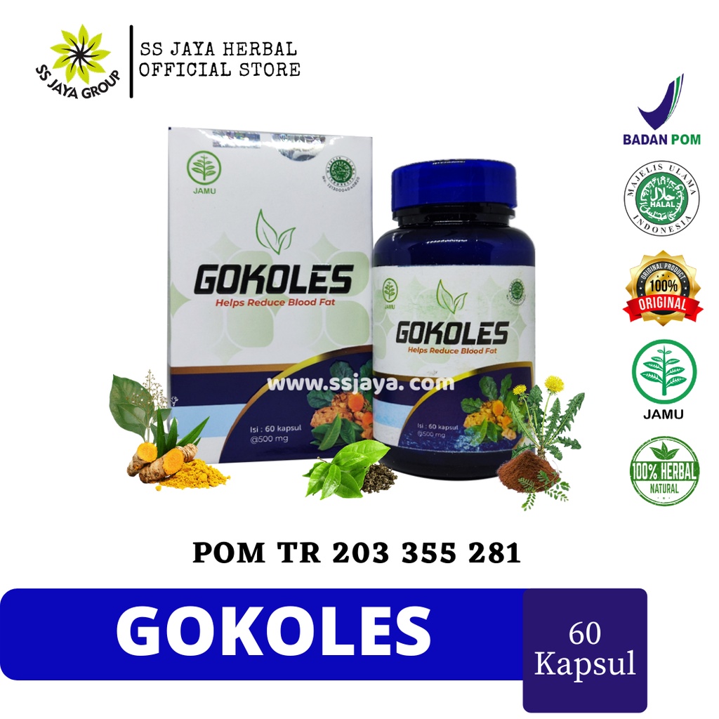 GOKOLES ORIGINAL 100% | OBAT KOLESTEROL | SS JAYA GROUP OFFICIAL