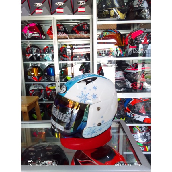 Helm Half Face MDS SPORT 3 DORAEMON RAINBOW ORIGINAL