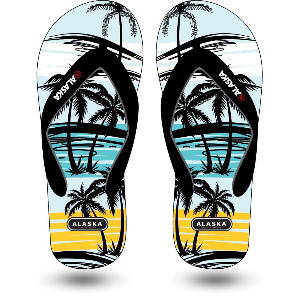 Sandal Jepit Pria Dewasa Motif Molo Tropical Sendal pria terbaru termurah